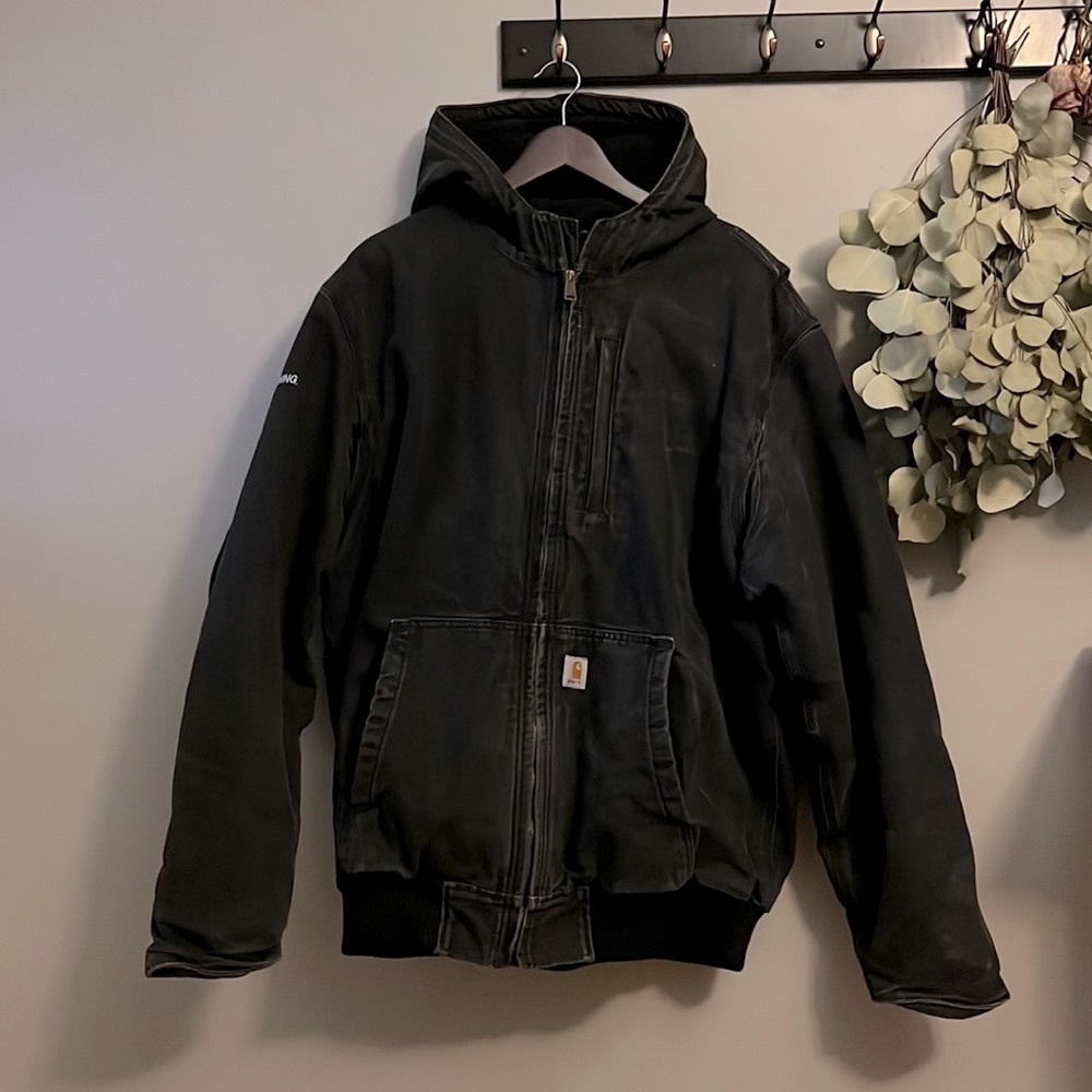 XL TALL Carhartt Canvas Hooded Coat
